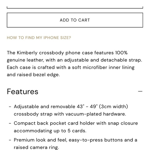 Bandolier phone strap in EUC.  STRAP ONLY- Phone case not included. - Picture 5 of 5